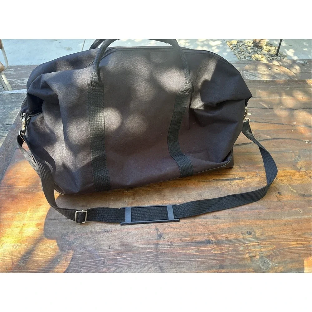 Ralph Lauren Fragrances Black Canvas Duffle Bag Vintage VIP Promo Weekender RL